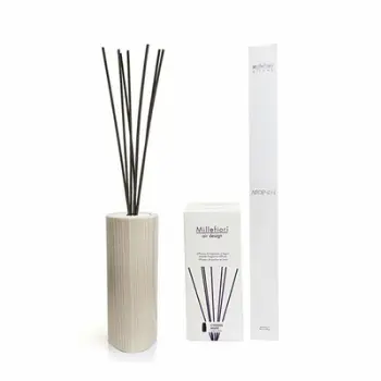 Shpërndarës aromatik Millefiori Milano Air Design Cylinder, 7 shkopinj, i bardhë