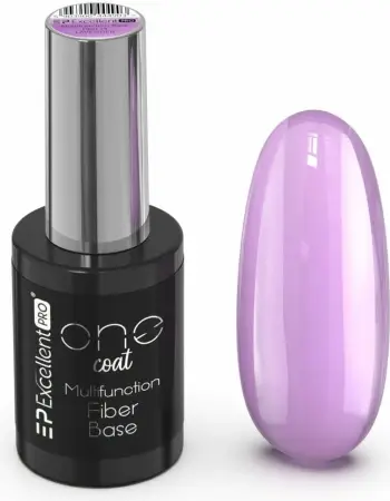 Bazë hibride për thonj Excellent PRO One Coat Multifunction Fiber Base Lavender për femra, 11g
