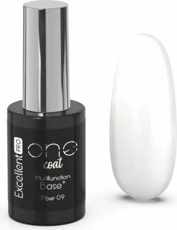 Bazë për thonj për femra Excellent PRO One Coat Multifunction Fiber Base Porcelain, 11g
