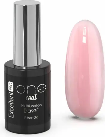 Bazë për thonj për femra Excellent PRO One Coat Multifunction Fiber Base Just Peachy, 11g