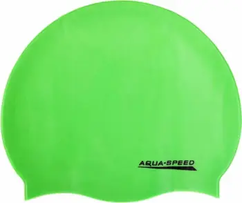 Kapelë noti Aqua-Speed Mono 111-11, silikon, për të rritur, jeshile