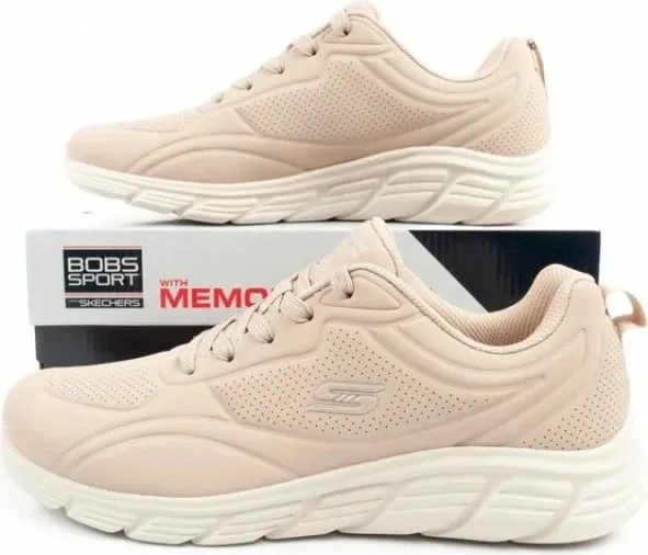Atlete për femra Skechers, bezhë - 10