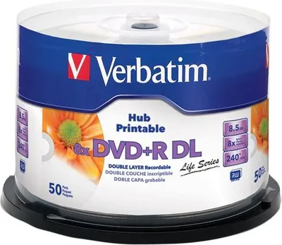 Disqe Verbatim DVD+R DL 8.5GB 8x 50 copë - 1