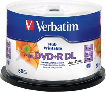 Disqe Verbatim DVD+R DL 8.5GB 8x 50 copë