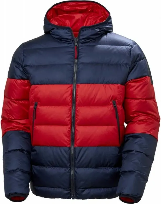 Jakne për meshkuj Helly Hansen, të kuqe dhe blu të errët - 2