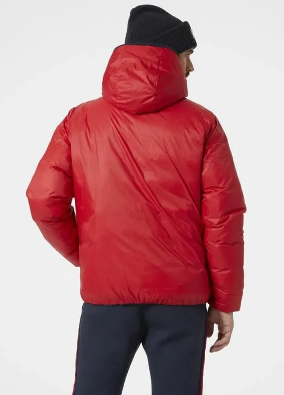 Jakne për meshkuj Helly Hansen, të kuqe dhe blu të errët - 11