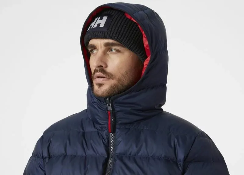 Jakne për meshkuj Helly Hansen, të kuqe dhe blu të errët - 3