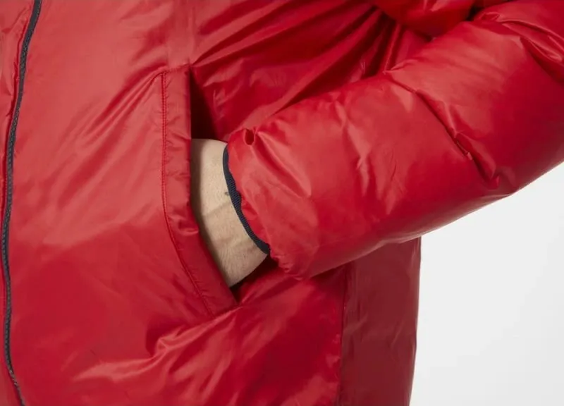 Jakne për meshkuj Helly Hansen, të kuqe dhe blu të errët - 5