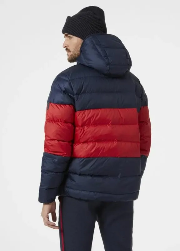 Jakne për meshkuj Helly Hansen, të kuqe dhe blu të errët - 9