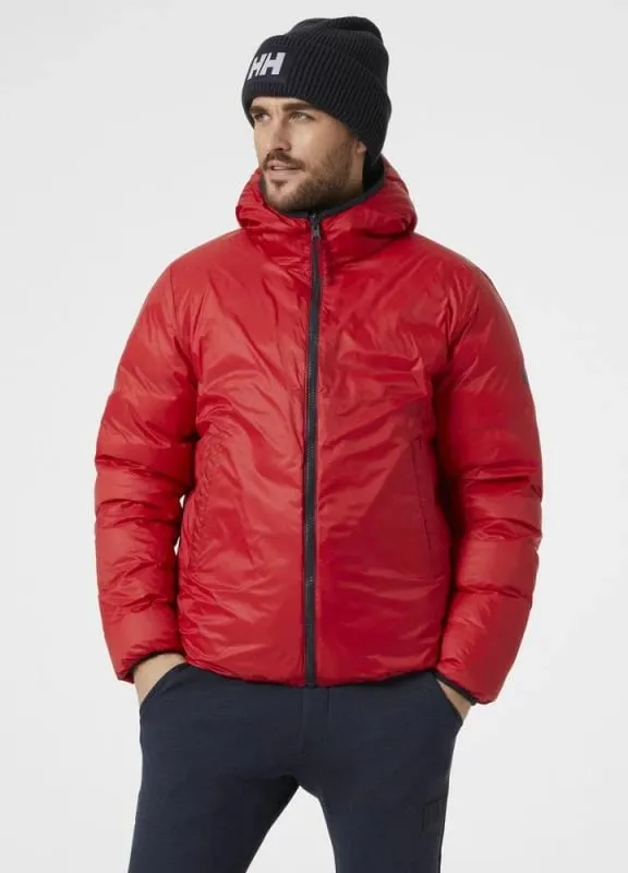 Jakne për meshkuj Helly Hansen, të kuqe dhe blu të errët - 10