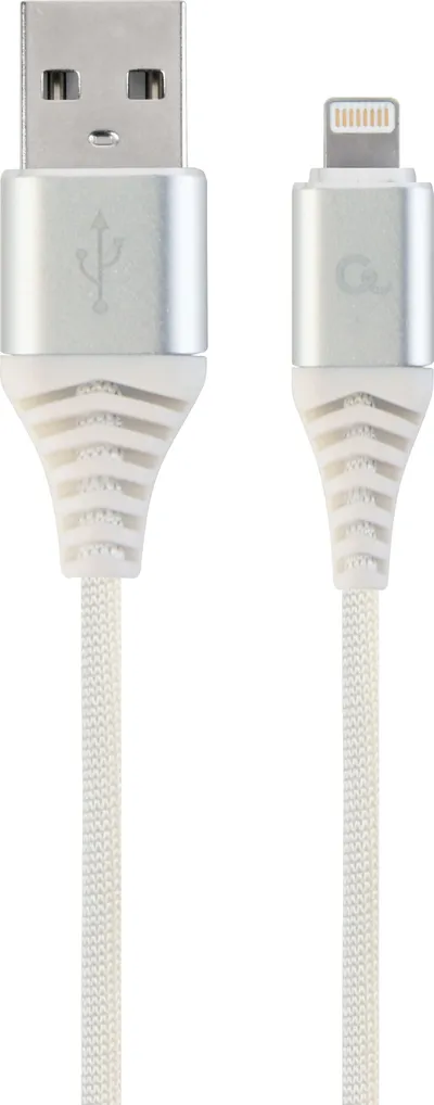 Kabllo Gembird USB-A - Lightning, 2m, e bardhë - 1