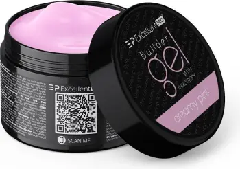 Xhel ndërtues për thonj Excellent PRO Builder Gel With Thixotropy për femra Creamy Pink 50g