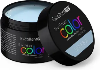 Xhel ndërtues për thonj për femra Excellent PRO Builder Color With Thixotropy Gel Little Boy, 15g
