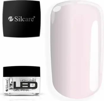 Xhel ndërtues për thonj Silcare High Light LED Pink për femra, 30g, rozë