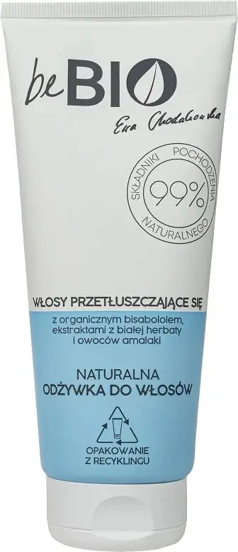 Kondicioner natyral për flokë të yndyrshme BeBio Ewa Chodakowska për femra 200ml