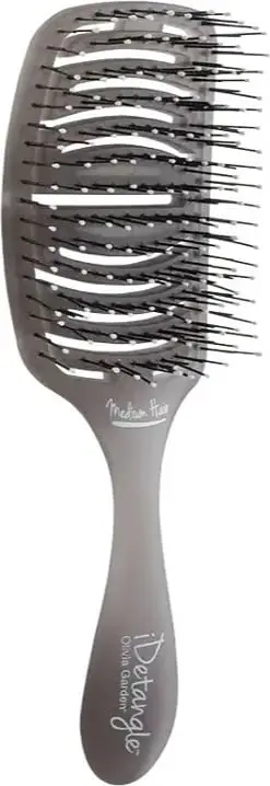 Furçë flokësh për femra Olivia Garden iDetangle Medium, gri, 1 copë