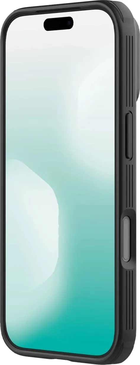 Mbështjellës Nillkin CamShield Pro për iPhone 17 Pro, MagSafe kompatibil, PC+TPU, transparent i zi - 2