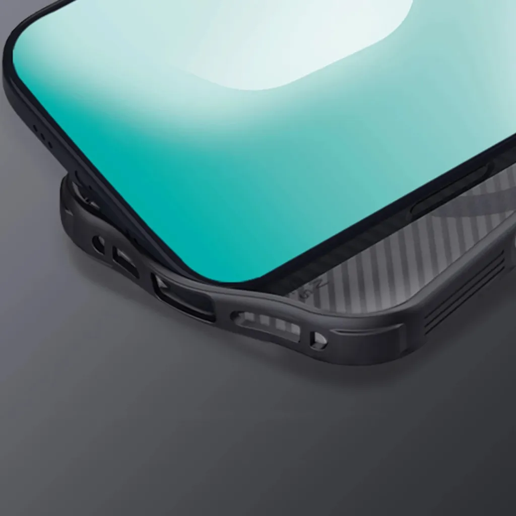 Mbështjellës Nillkin CamShield Pro për iPhone 17 Pro, MagSafe kompatibil, PC+TPU, transparent i zi - 9