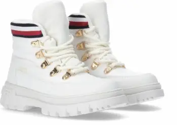 Çizme Tommy Hilfiger për femra, të bardha