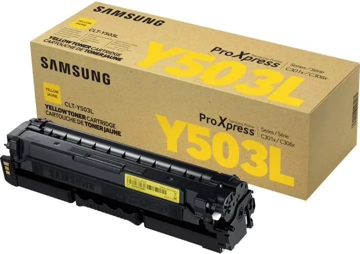 Toner, Samsung, CLT-Y503L (SU491A), rendiment 5000 faqe, e verdhë - 2