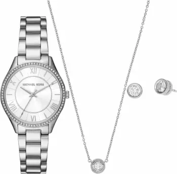 Orë dore për femra Michael Kors Lauryn, argjendi