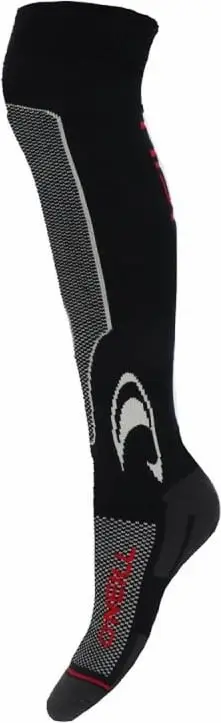 Çorape të gjata ski O'Neill, unisex, të zeza/gri