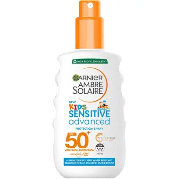 Sprej mbrojtës ndaj diellit Garnier SPF 50+ Ambre Solaire Protection Spray, 150 ml
