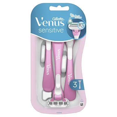 Brisk rroje Gillette Venus Sensitive, 3 copë - 1