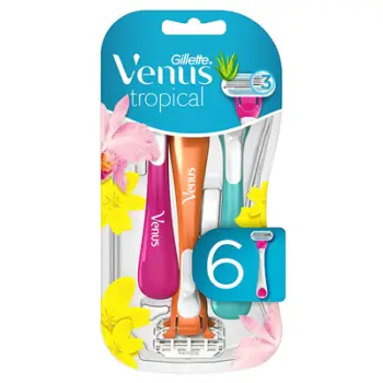 Brisk rroje Venus Tropical Gillette, 6 copë