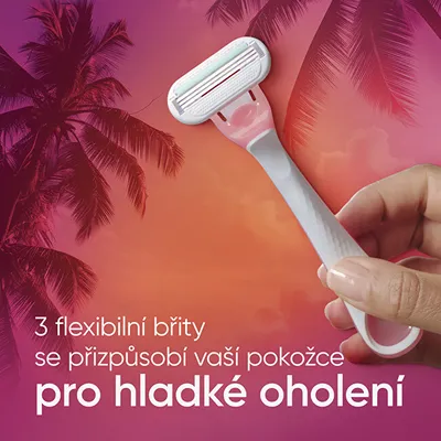 Brisk rroje Gillette Venus Smooth Miami, 3 copë - 2