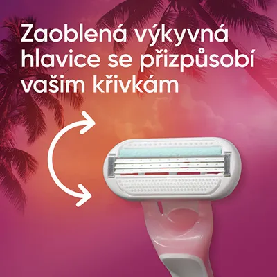 Brisk rroje Gillette Venus Smooth Miami, 3 copë - 5