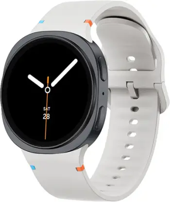 Rrip ore 4wrist për Samsung Galaxy Watch8 40-44 mm, i bardhë