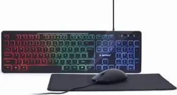 Set tastierë dhe maus Gembird KBS - UML - 01, të zeza