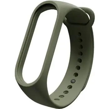 Rrip për byzylyk inteligjent Eternico Essential, për Xiaomi Mi Band 5 6 7, TPU, jeshile ushtarake