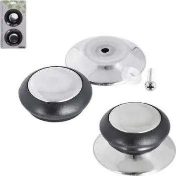 Doreza zëvendësuese për kapakë, 2 cope, çelik inox dhe plastikë, 14-30 cm