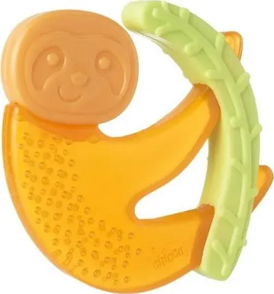 Unazë ftohëse për dhëmbë Chicco Water Teether Monkey, 4m+, me ujë, shumëngjyrëshe - 2