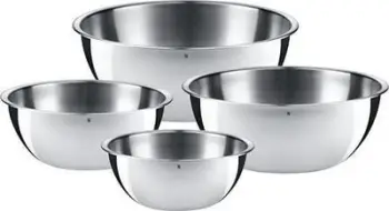Set tasa kuzhine WMF Gourmet, 4 copë, çelik inox, argjendtë