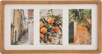 Kornizë fotografish Atmosphera Manu Mango Tree, 3 foto 10x15 cm, bezhë