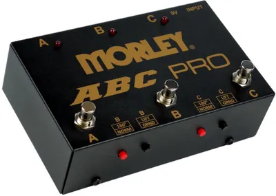 Pedal selektori Morley ABCPRO, 3 kanale, i zi - 2