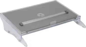 Mbajtëse dokumentesh BakkerElkhuizen FlexDesk 640 ComfortRead, sipërfaqe rrëshqitëse, ergonomike, e bardhë