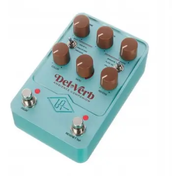 Pedal efektesh Universal Audio Del-Verb Ambience Companion Sea, delay dhe reverb, profesionale, e kaltër