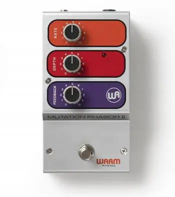 Pedal kitarë Warm Audio Mutation Phasor II, efekt phaser analog, kontroll Rate Depth Feedback