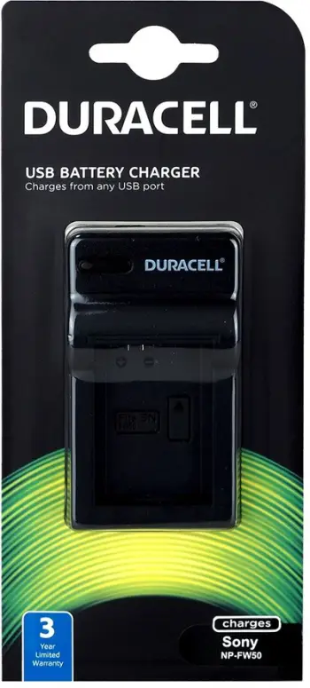 Karikues për bateri kamere Duracell DRS5962, për Sony NP-FW50, 8 V, 500 mA