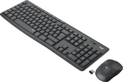 Set tastierë dhe maus Logitech MK295 (920-009810), wireless, të zi - 1