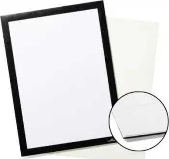 Kornizë informacioni Durable DURAFRAME GRIP A4, për sipërfaqe tekstili, e zezë