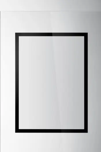 Kornizë informative Durable Duraframe Sun A3, vetëngjitëse, paketim 2 copë, e zezë