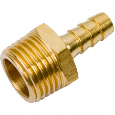 Adapter pneumatik Rockforce RF-MH08/05, set 2 copë, 1/2" mashkull 8mm, metalik - 5