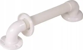 Dorezë banjoje për mbajtje për persona me aftësi të kufizuara, 30cm, plastike, e bardhë