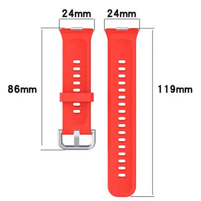 Rrip për orë smart 4wrist Huawei Fit 3, rozë - 2