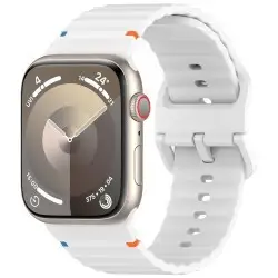 Rrip për orë smart 4wrist Apple Watch 38/40/41 mm, i bardhë